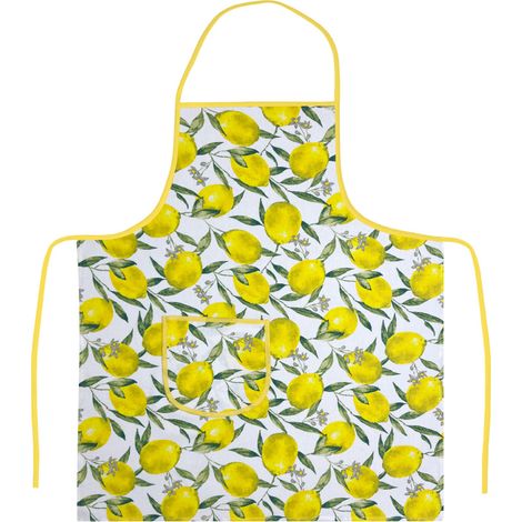 Pack 2 Pezzi Grembiule Alto Pettorina Cucina Chef Casa Con Tasche Peschiera (1/4)
