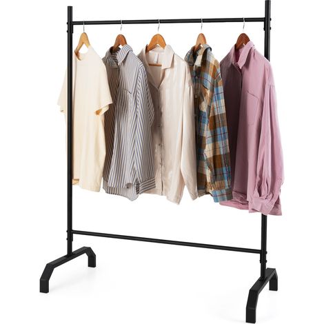 Metal Clothes Rack Heavy-Duty Garment Rack for Display & Storage (1/5)