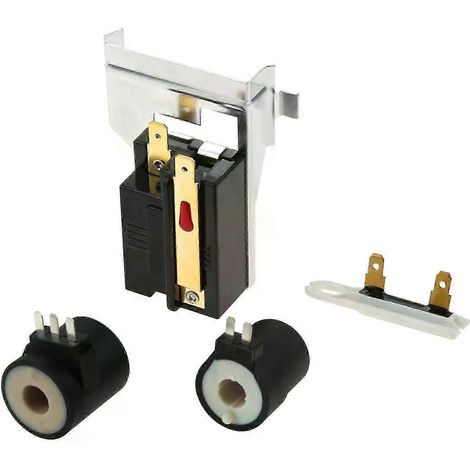 Kit de 3 pièces : capteur de flamme pour sèche-linge 338906, bobine d'allumage de l'électrovanne 279834 et fusible thermique 3392519 pour Whirlpool, Maytag et Kenmore. (1/5)