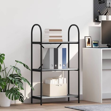 Bücherregal Graues Sonoma 60 x 30 x 109 cm Holzwerkstoff