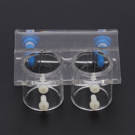 Support de Fixation pour Tuyau d'Aquarium en Acrylique Flexible Double Trou Accessoires Couleur Aléatoire (1/5)