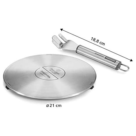 Tescoma grand chef adattatore per piano a induzione  diamentro 21 cm acciaio (1/10)