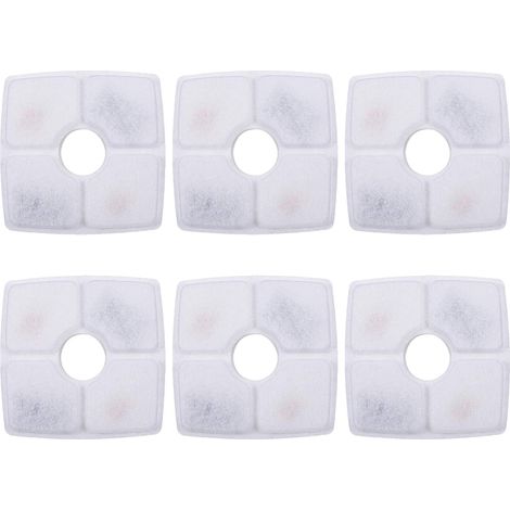 Filtre à charbon actif pour distributeur d'eau pour animaux de compagnie
