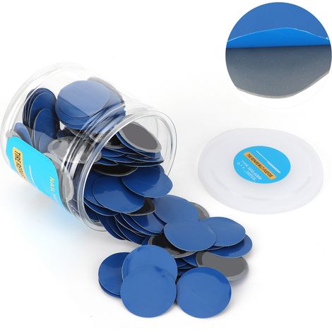 Packung mit 10 Gummiflicken für 1,7-Zoll-Schlauchlosreifen, universelle Reifenreparatur für Autos und Motorräder, Kaltreparaturflicken für Fahrzeuge (1/5)