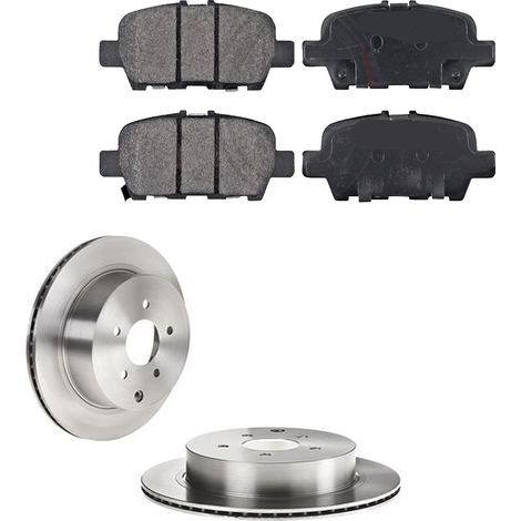 KIT FRENI POSTERIORI compatibile con NISSAN MURANO II (Z51) - DISCHI + PASTIGLIE OEM: P 56 068 / 17698 /SOSTITUZIONE DIRETTA/BASSA POLVERE/SILENZIOSO (1/5)