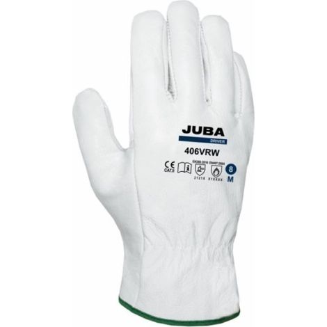 Guante Montaje S07 Flor Vacuno Bl Juba
