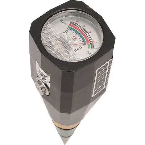 Testeur de sol 2 en 1 précis et portable : pH 3-8, humidité 1-8, ABS, 16,5 cm x 5 cm, 140 g, pour serres, jardins et vergers. Contient 1 testeur et 1 manuel d’utilisation. (1/5)