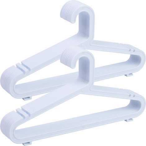 Percha de plastico blanca pack de 24 unidades 39.50x0.30x20.60h cm (1/5)