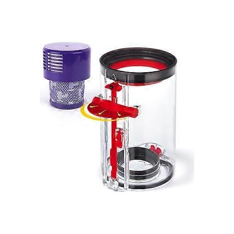 Verbesserter Staubbehälter für V10/SV12 Staubsauger, großer Ersatzbehälter für V10-Behälter, Teilenummer 9 (1/5)