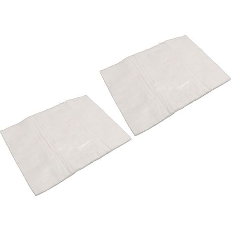 Set mit 2 Motorradauspuffschalldämpfern aus Baumwolle und Fiberglas, 35 x 25 cm, inklusive schalldämmendem Verpackungsgewebe (1/5)