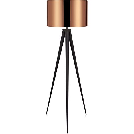 Lampada da terra LED Illuminazione Moderna Treppiede Rame Teamson Home VN-L00005-EU (1/5)