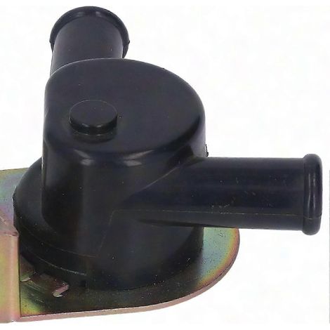 Schwarzer Heizungshahn HV5202, Wärmeregulierventil kompatibel mit Ford Fairlane ZF 1972-1973, Ersatzdichtungsteil. (1/2)