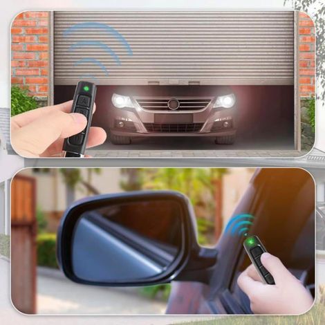 Télécommande universelle 4 en 1 pour porte de garage 433 MHz pour portails électriques, portails roulants, portes de garage automo (1/4)
