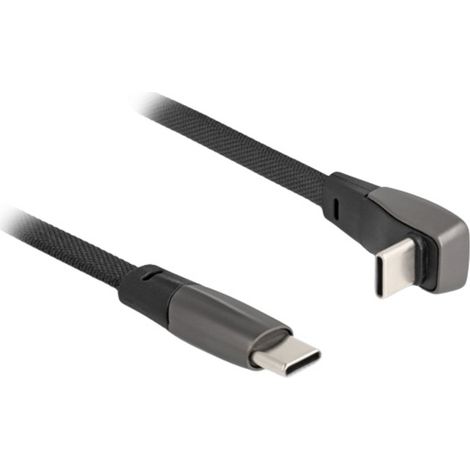 Delock Câble USB-C USB 2.0 USB-C® mâle, USB-C® mâle 0.14 m noir 80750 (1/3)