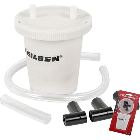 Neilsen Brake Clutch Vacuum Bleeder Pump Catch Bottle Bleeding Kit Set (1/2)