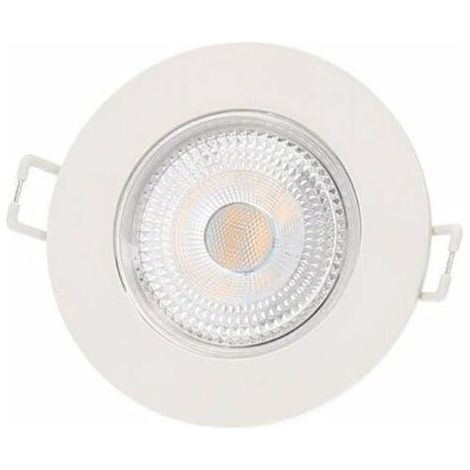 Spot LED encastrable 5W IP65 Ø72mm blanc neutre – Éclairage pour salle de bain – Installation facile dans espaces confinés (1/5)