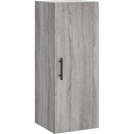 Armoire murale Salon,Meuble bas de Rangement,Meuble TV sonoma gris 34,5x34x90 cm -57173 (1/5)
