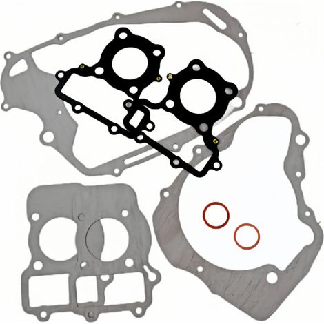 Overhaul kit for engine gaskets and oil seals for Yamaha XV250, XV125 and Virago 250 motorcycles. (1/4)