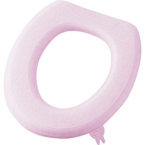 Couvre-Abattant De Toilette Réutilisable - En EVA Imperméable - Avec Poignée Et Adhésif - 44 x 35 x 1,8 cm - 1 Pièce (1/3)