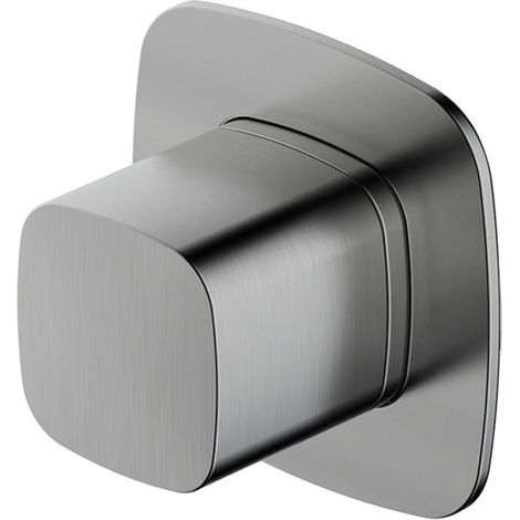 RAK Petit Brushed Nickel Square Concealed Single Control Diverter Valve - RAKPES3020-1N