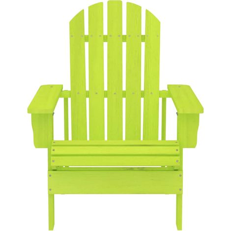 Maison Exclusive - Sedia Giardino Adirondack in Legno Massello di Abete Verde