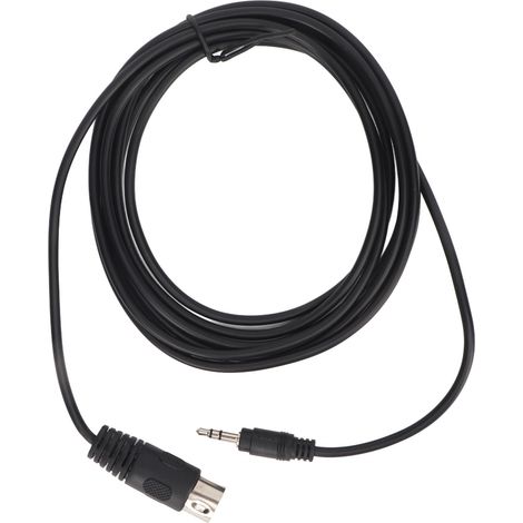 Câble MIDI Din 8 broches vers 3,5 mm mâle-mâle, cordon 8 broches Din vers 3,5 mm pour instruments de musique et équipement audio, 3 mètres/9,8 pieds (1/5)