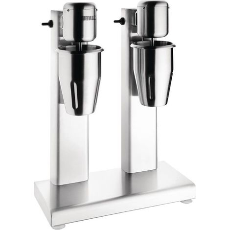 Shaker à Milkshake Électrique - 2 Têtes - Inox - 2 Litres - Buffalo (1/5)