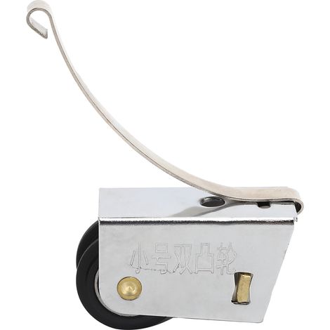 Poulie pour porte coulissante à double rangée de rouleaux, roue supérieure et inférieure, système de poussée-traction, quincaillerie flexible (1/5)