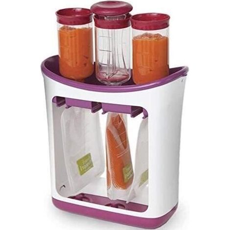 Presse-purée pour bébé - Squeeze Station - Créez vos recettes maison - Blanc (1/4)