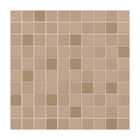 Mosaico etoile su rete caramello 31,5x31,5 tessera cm.3x3  prima scelta