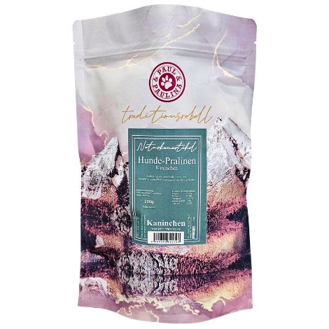 Pralines lapin-menthe 200 g Friandises pour chien Vitamines et minéraux Paul & Paulina (1/5)