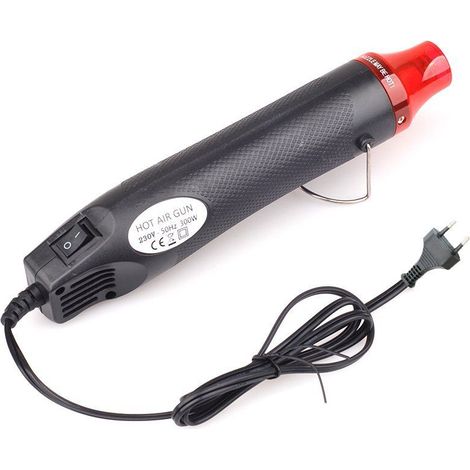 Pistola ad aria calda 300W per pellicole wrapping, per schermi smartphone, essiccazione fango, guaine termorestringenti, ecc. (1/5)