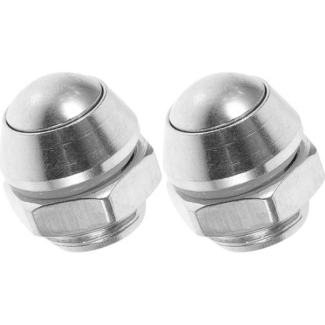 2 Pièces Soupape pour Autocuiseur en Acier Inoxydable, Soupape de Limitation de Pression, Diamètre Intérieur Écrou 14mm, Sécurité et Durabilité Assurées (1/5)