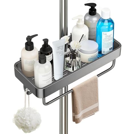 Étagère de douche - Organiseur de salle de bain avec 1 tournevis (1/5)