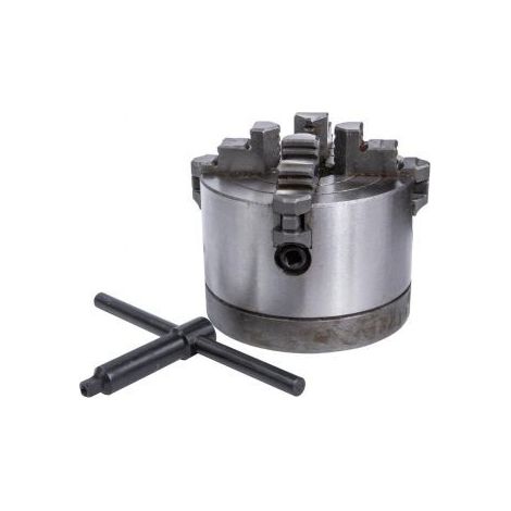 Mandrin à 4 mors indépendants 100 mm - avec bride pour tour JET BD-7 / BD-8 Jet 50000915