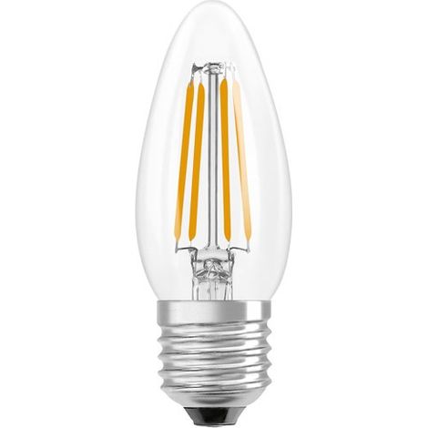 LED Flamme Klar Filament E27 3,4W 470 Lumen Warm - Ledvance GP