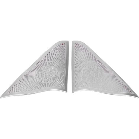 Lot de 2 caches-haut-parleurs de portière de voiture, autocollants de remplacement en alliage d'aluminium pour Mercedes-Benz Classe E W212 (2013-2016) (1/5)