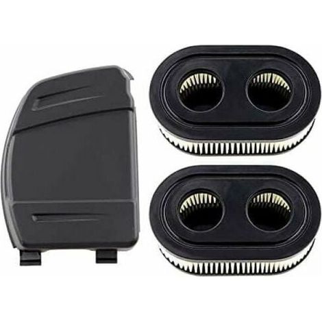 Kit de filtre à air 2 pièces pour moteurs Briggs & Stratton modèles 550E, 575EX, 575IS, 625EXI, 650EXI, 675EXI et 675IS, comprenant le couvercle du filtre à air remplace les pièces d’origine n° 59410