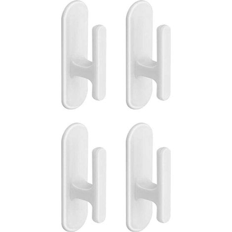 Lot de 8 crochets auto-adhésifs pour cordon de store enrouleur de cordon pour store enrouleur de cordon pour store enrouleur de corde (1/4)