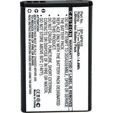 NX - Batterie téléphone, smartphone, GSM pour Doro 3.7V 1200mAh - BP-MPB16DORO HAREDR1 (1/3)