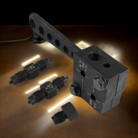 Outil d'Évasement pour Freins Kit Double Évasement Freinage Automobile Équipement de Réparation pour Tuyauteries en Cuivre Automobile (1/5)
