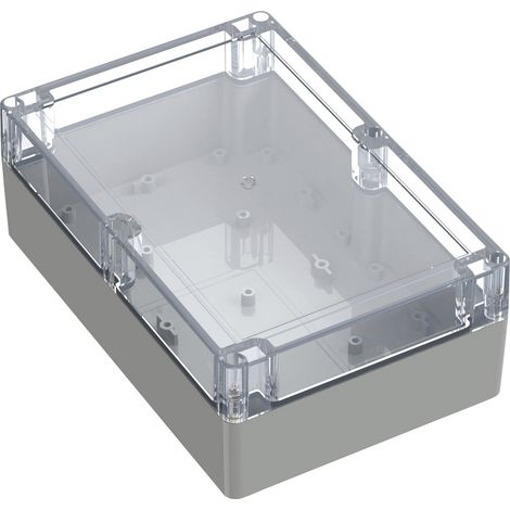 TRU COMPONENTS 6U07211408139 TC-13865172 Boîtier industriel 209.7 x 139.8 x 75 Polycarbonate gris cl