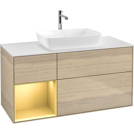 Villeroy & Boch F821HFPC Meuble sous-lavabo Finion F82 (1/2)
