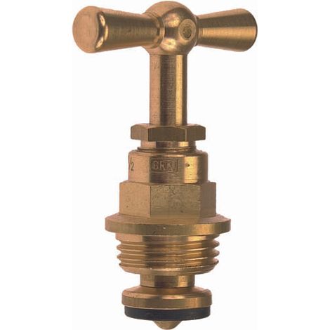 Neptune – Tête de robinet en laiton à manette 26-34 – Filetage 1" – Conforme A.C.S. NF EN 12164 – Usage durable pour plomberie professionnelle (1/2)