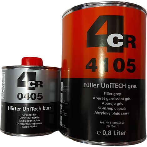 Imprimación acrílica 4CR 4105 Gris 4:1 UniTech 1L set