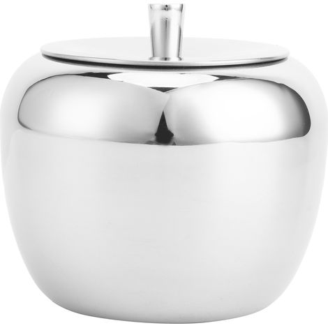 Pot à sucre en acier inoxydable, boîte à épices avec couvercle et cuillère, ustensile de cuisine (1/5)