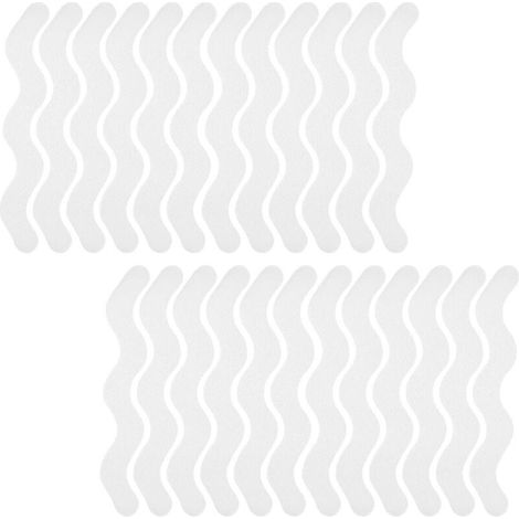 24 coussinets antidérapants pour baignoire / douche - autocollants transparents et antidérapants - autocollants autocollants pour baignoire