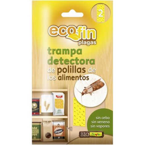 FLOWER ECOFIN Trampa Detectora de Polillas de la Cocina y