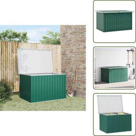 Boîte de rangement de jardin Vert 149x99x93 cm - Boîte De Rangement Jardin - Coffre De Jardin - Rangement Extérieur - Meuble De Jardin - Stockage Jardin (1/5)