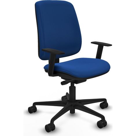 Sedia da ufficio piqueras y crespo Alares blu pelle sintetica (1/2)